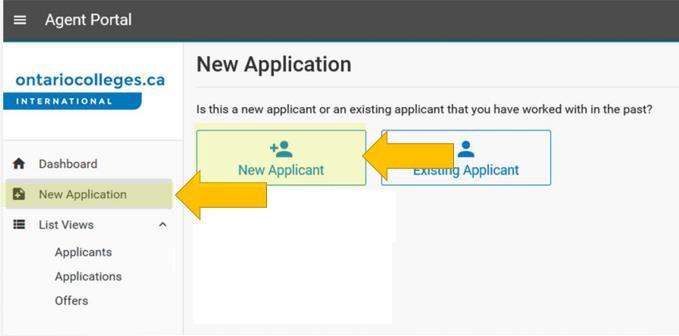 Creating and Submitting an Application 1. Log in to your account. If you are not sure how to do this, please follow the section Log in to the Agent Portal section. 2.