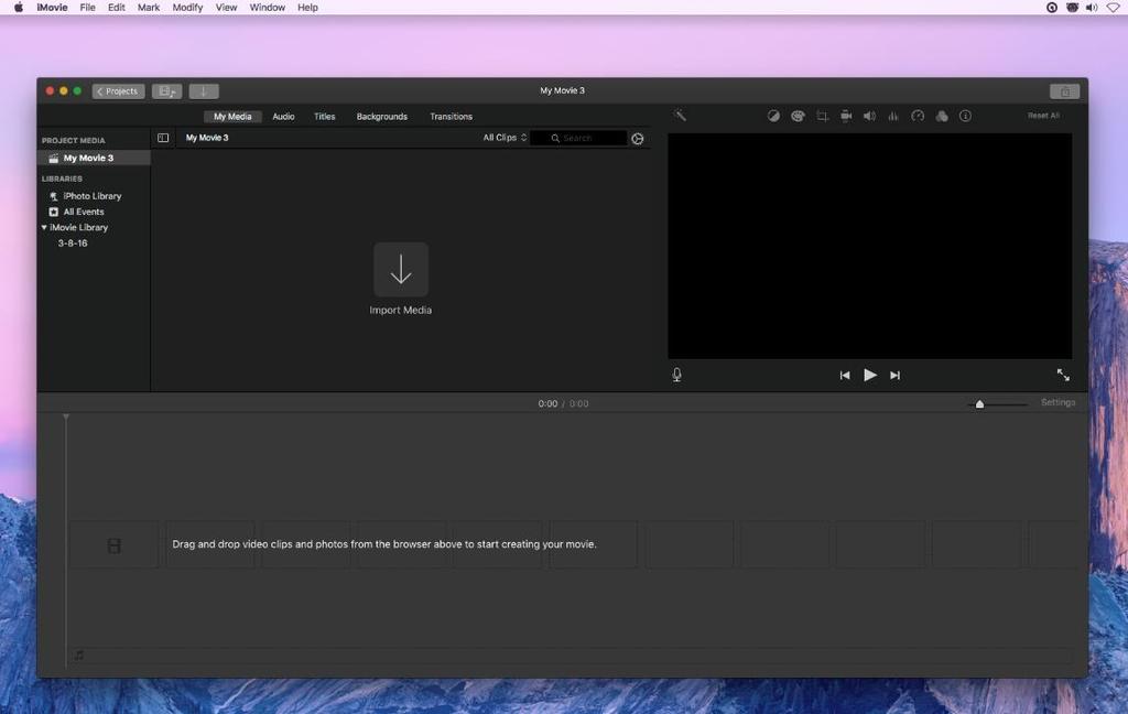 Make a Movie Trailer in imovie 1. Make sure you are using the Mac 2.