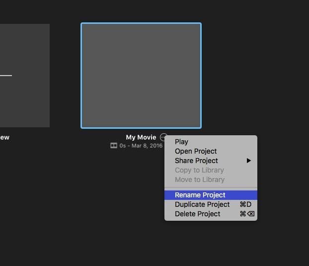 4. imovie will open in a new project Tools Libraries Events Panel Viewer Project Timeline 5. Your movie will be named My Movie.