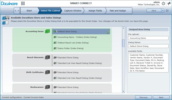 Click on Smart Connect. This exercise focuses on Smart Index.