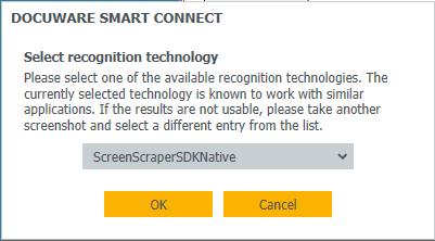 A dialog box opens, and you are again asked if you want to use the image in Smart Connect.