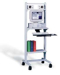 Stand-Up Cart Provides a walk-up workstation for a variety of applications such as library, Web browser and shared workstations Accommodates desktop CPU and monitor