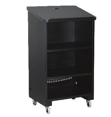 Desktop Lectern Mobile Podium Portable, lightweight design and sturdy heavy duty steel construction. Rubber feet help prevent slipping and surface scratches during use.