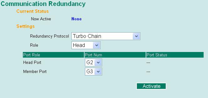 Setting Up Turbo Chain 1. Select the Head switch, Tail switch, and Member switches. 2.