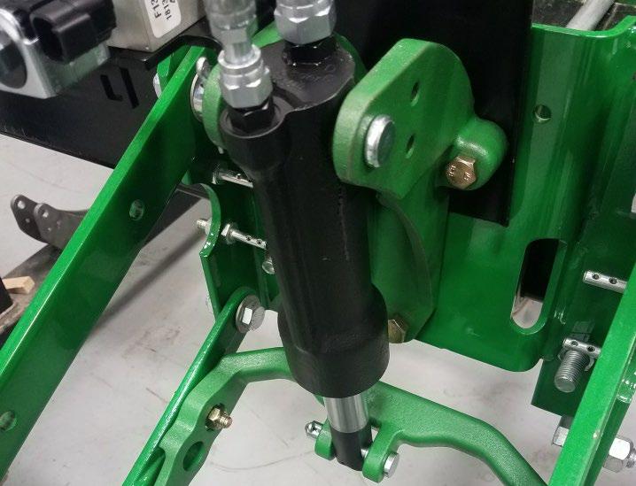 6. Read and fully understand warning before continuing. 7. Press green checkmark button to continue or red X button to cancel. 8. Hydraulic Bleed message will be displayed during process.