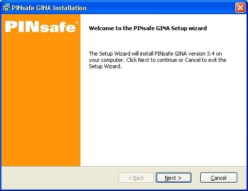 Note that this creates a GINA menu item, but there are no configurable options, so is not selectable.