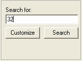 search parameters 3 Click to open the Search for: dialog 4 At Search for:, type the value you want to search for and click This example has 32 as the value 1 At Search for, click to open the Customer
