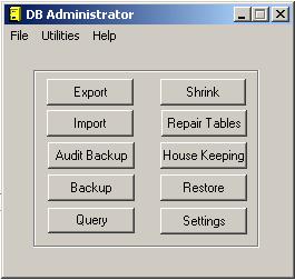 AEC User Manual 60 DB Administrator 60 DB Administrator 61 Running DB Administrator At successful log in to the PC, the program resides in the Windows system tray and shows an icon to indicate it is