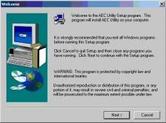222 Installing the Access Easy Utilities Program You can select from three utilities software