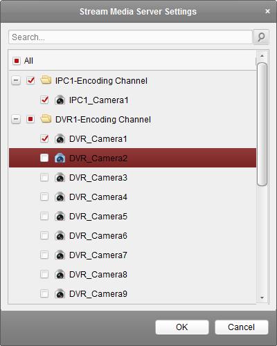 server of which the IP address is between the start IP and end IP will be added to the client. Note: For one client, up to 16 stream media servers can be added. 11.