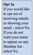 Please Note: Your First & Second Name and your ACBL # are the only