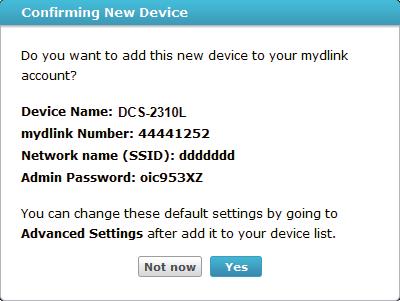 Section 2: Installation Check Your mydlink Account Open a web browser and login to your mydlink account.