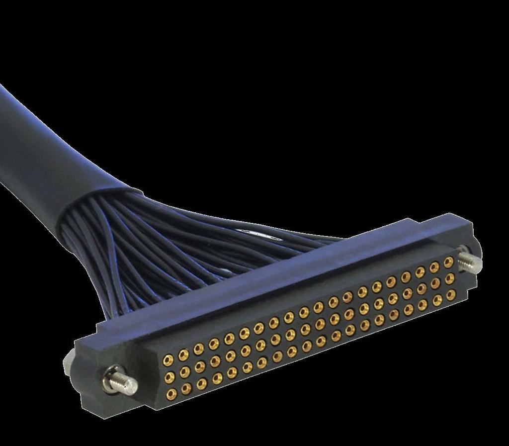 Datamate 3-Row Jackscrew connectors, high pin count