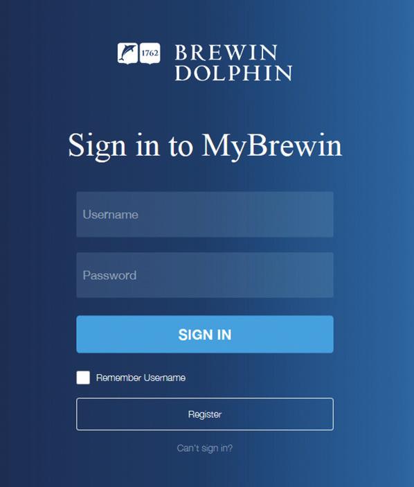 Registering for MyBrewin Step 1 Type the following link into your browser address bar: www.