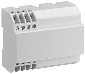 Insulated Enclosure KU 4090 to DIN 43 880 for installation in distribution cabinets or surface mounting Width 105 mm Uo to 48 plus-minus-terminal screws with self raising terminal washers.