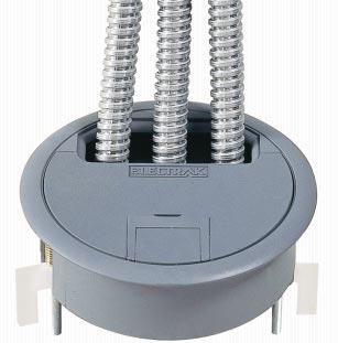 be simply secured by pushing down the spring-loaded screws and rotating it a quarter