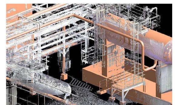 The Point Cloud within the CAD Model The