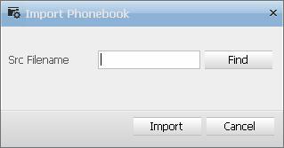 Importing Contacts from an Excel/MDB File 1. Select the [Import] tab. 2. Select a file, then click the [Import] button in the Import Contacts window. 3.