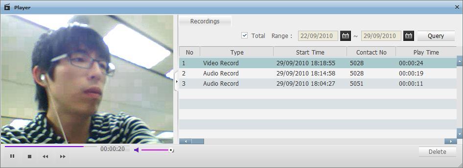 If your phone does not support audio/video recording, the View Recordings menu may not be available. 1.