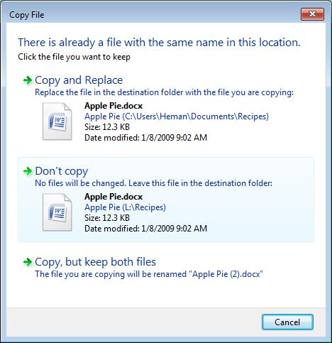 Copy Over Existing File 1.