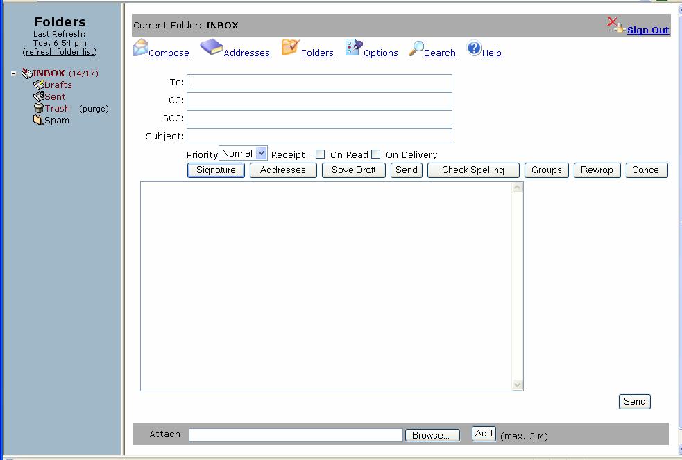 The options within this window include: Type the recipient s e-mail address in the To: field.