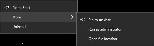 Pin an All Apps Icon To add a program or an app to either the Start screen or the Windows taskbar, you first locate the shortcut that will open the program or app on the All Apps menu.