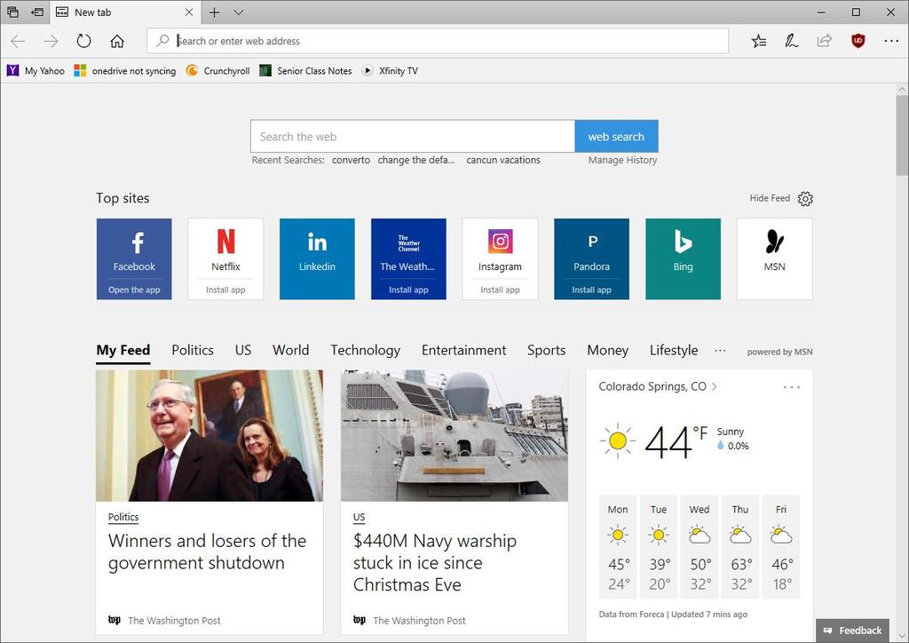 WINDOWS EDGE Windows Edge is the new Internet Browser created by Microsoft and introduced with Windows 10. It has replaced Internet Explorer as the recommended browser for the home user.