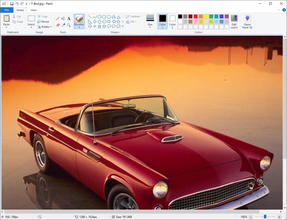 PAINT Paint is a basic graphics program that will let you view graphics (pictures) and has some editing features. You can also draw on the screen and create your own image.
