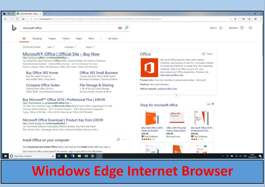 Windows Edge A very useful Internet