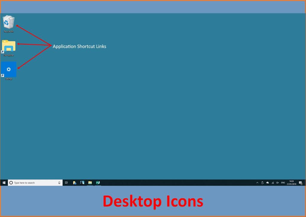 The Desktop is where useful program shortcuts links have always been in all versions of Windows, except for Windows 8 when the Desktop was removed in favour of having