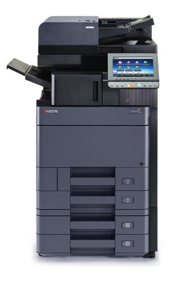 ONE-PATH DUPLEX DOCUMENT PROCESSOR DP-7110 with a capacity of 270 sheets, scans