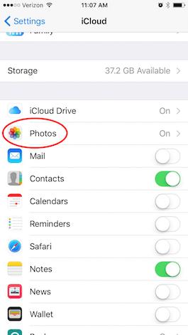 We re going to delve into the two different way to transfer photos with icloud next: Photo Stream and icloud Photo Library.