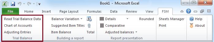 6 Figure: Right-clicking a worksheet cell shows has added 3 items for quick access: Suggested Titles Item Balance