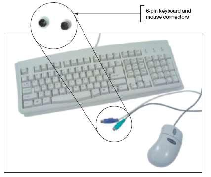 Figure 1-5 The keyboard and the mouse are the two most