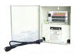 W-12VDC-4P/10A W-12VDC-9P/5A W-12VDC-9P/10A 12VDC/10Amps 4 PTC OUTPUT CCTV DISTRIBUTED POWER SUPPLY 12VDC/5Amps 9 PTC