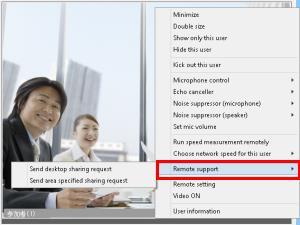 3-12 Remote support There are 2 kinds of beginning procedures of a remote support.