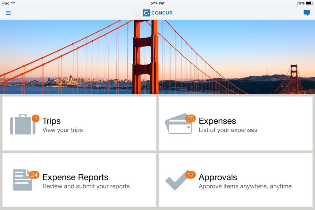 Introduction to... Concur for Mobile ipad Version 9.