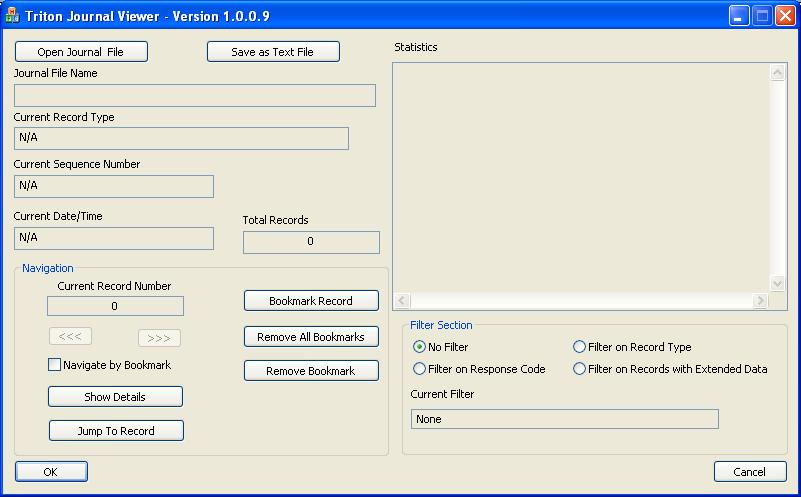 Installation Notes The journal viewer is provided to the customer as an executable utility (.exe file). It is not designed with the standard Microsoft installation process feature.