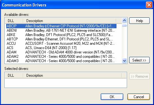 Installing the Driver When you install Studio version 5.1 or higher, all of the communication drivers are installed automatically.