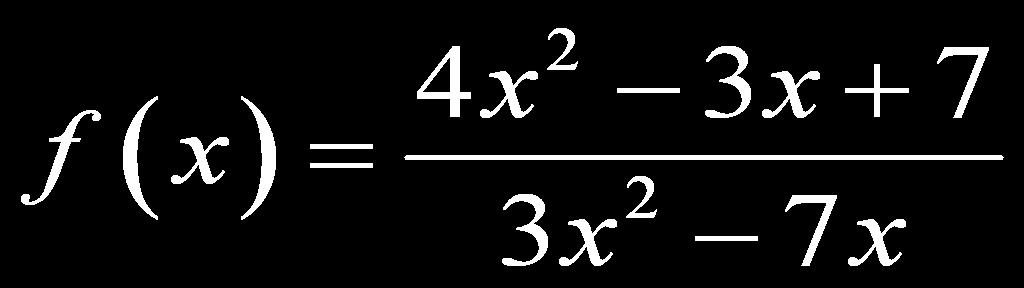 Horizontal Asymptote (Precalc Review): y = 0: if the degree