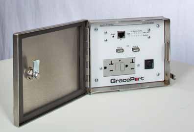 COMPONENTS HOUSING SIZE AND UL RATINGS POWER CIRCUIT BREAKER CUSTOMIZE GracePort Stainless Steel Housing (Non-UL) NEW GracePort #304 Stainless Steel JB7 Housing protects all the components, circuit