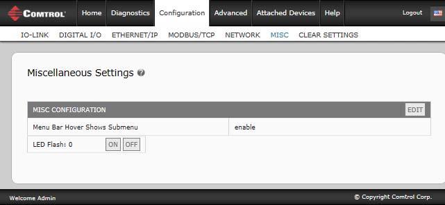 Configuring Miscellaneous Settings 3.4.