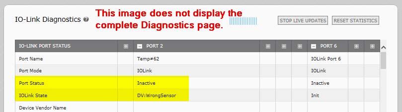 Data Validation In addition, the IO-Link Diagnostics page displays the following information. 10.3. Data Validation You can use this procedure to configure data validation. 1. Click Configuration IO-Link Settings.