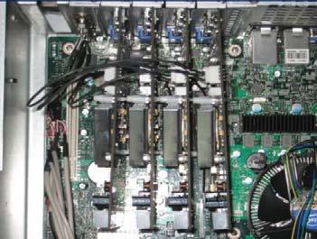card into the PCI port of the PC as shown below: Step 2: Connect BNC port and video decoding