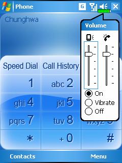 Adjusting the Phone Volume Tap on the top and adjust all programs sound functions under. Adjust the phone sound volume under. 1.