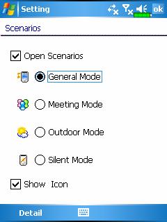 Scenarios Tap, Programs, Phone, and then Scenarios. ❷ ❸ ❹ You can tap any Scenarios icon in the Today screen to enter Scenarios.