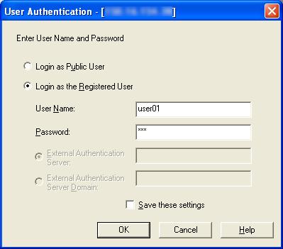Importing Images 3 3.4 With user authentication Before the main window appears, the User Authentication dialog box appears.