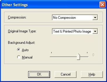 Importing Images 3 If you click [Other Settings], the additional items below can be specified.