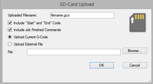 Appendix-B : Using the Memory Card 4. Load the data file. 3 5. Run the Slicer utility. 4 Complete these steps if you do not have a G-code file already saved for the object to be printed.