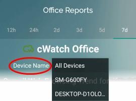network Select a device name if you want to view stats for a